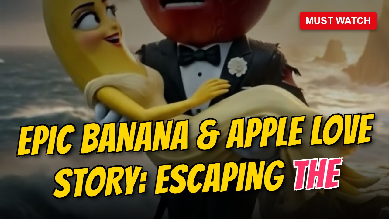Epic Banana & Apple Love Story: Escaping the Mansion!